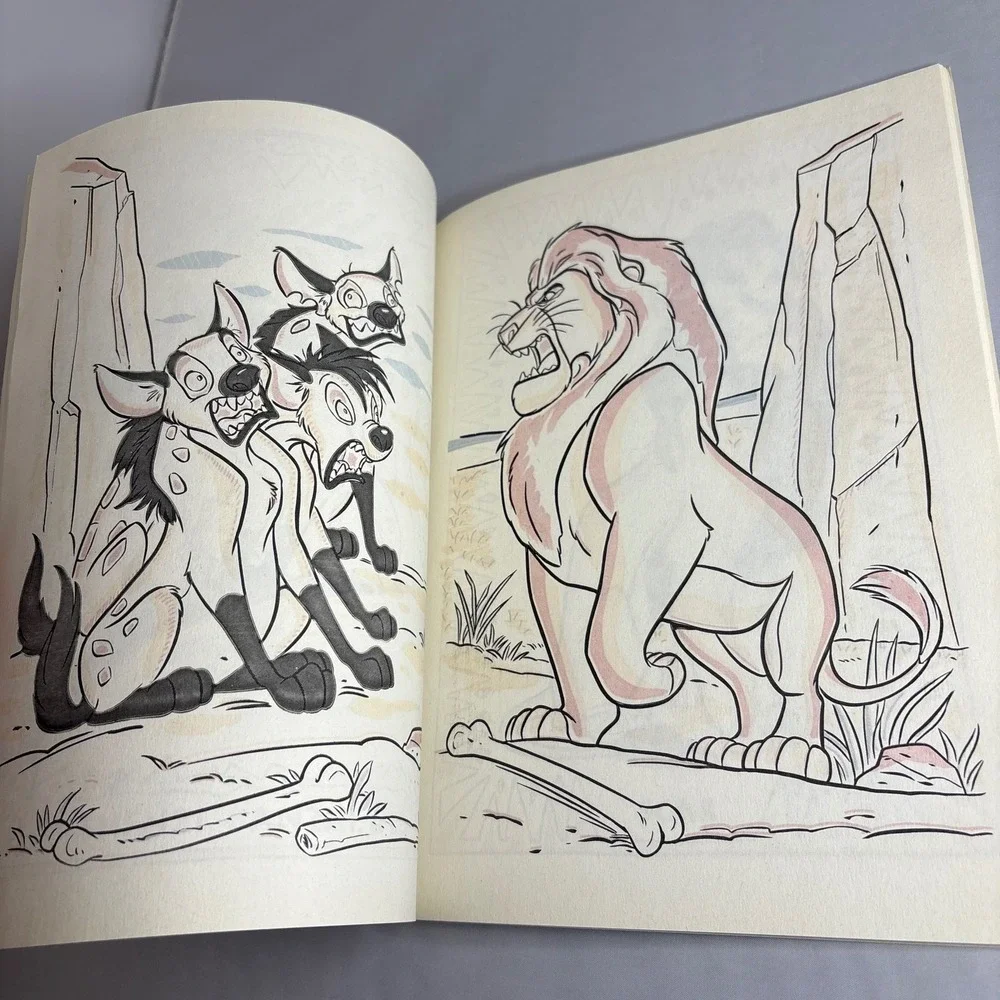 Disney The Lion King Golden Giant Paint‎ With Water Activity Book 1994 New